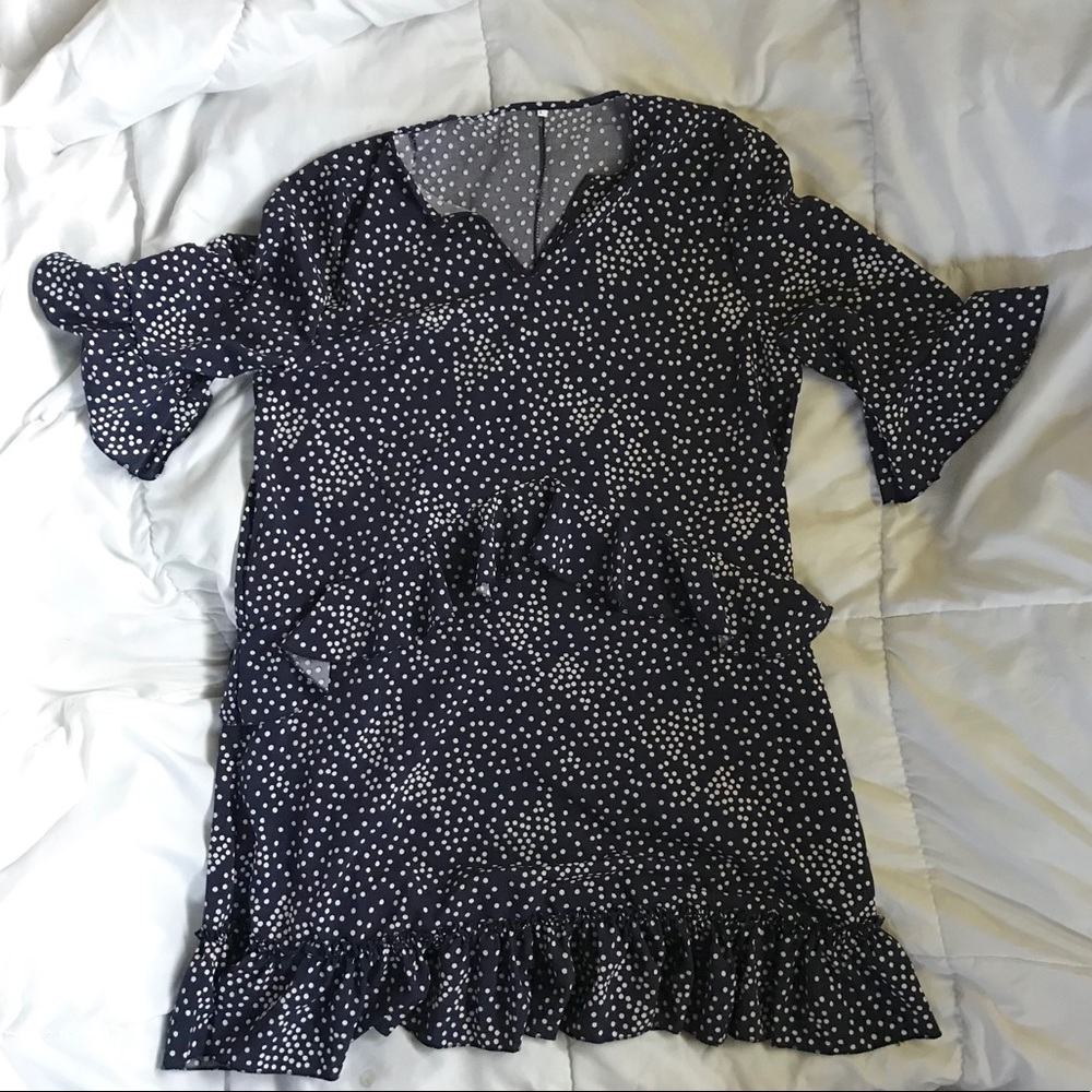 NWOT Polka Dot Ruffle Dress